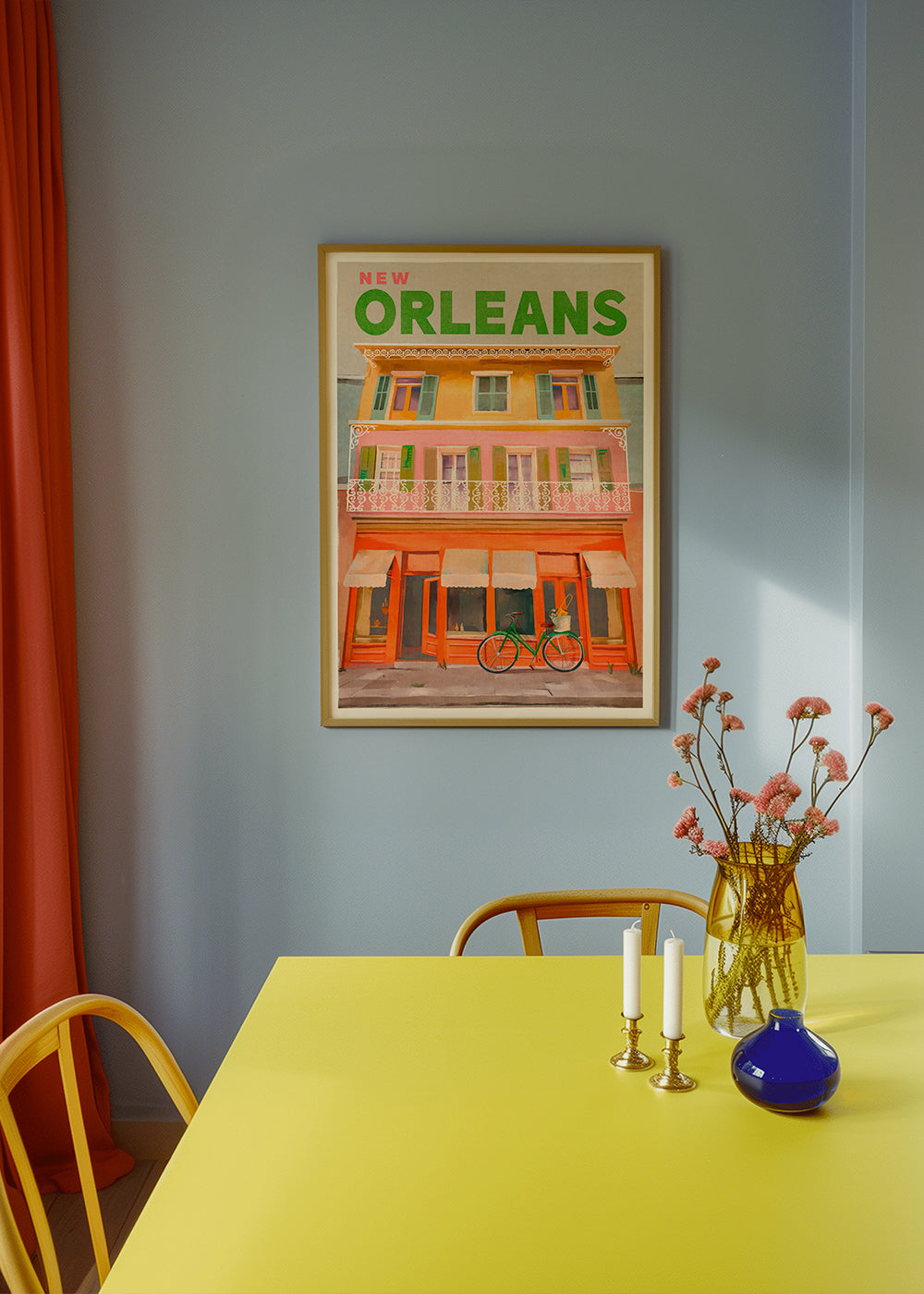 New Orleans Louisiana Vintage Travel Poster - The Whiskey Ginger