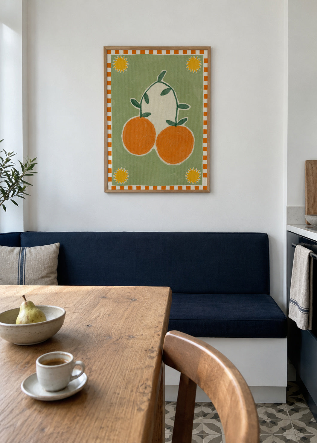 Lush duo 5 - Framed poster in an interior