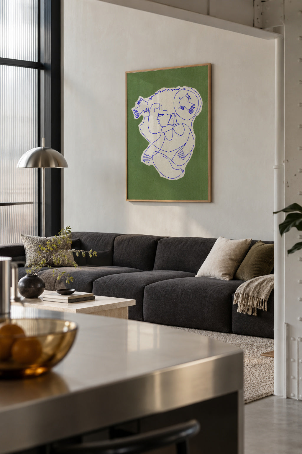 Hunter - Framed poster in an interior