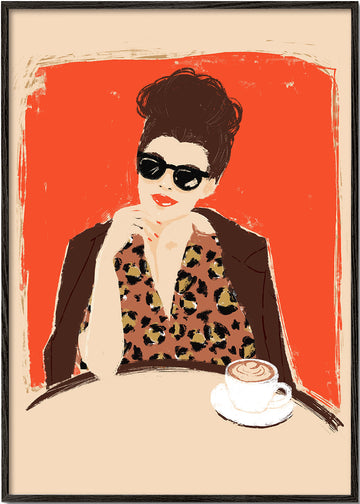 Ilustración At the Café_bf