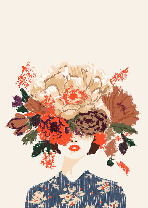 Illustration Floral Crown