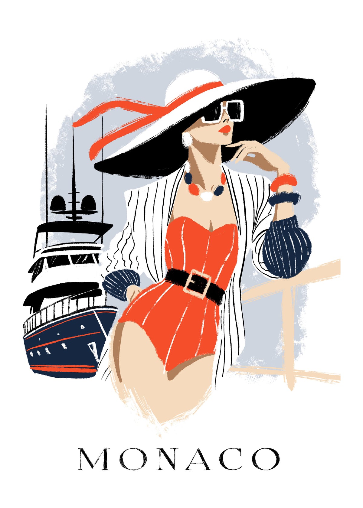 monaco - Unframed art print