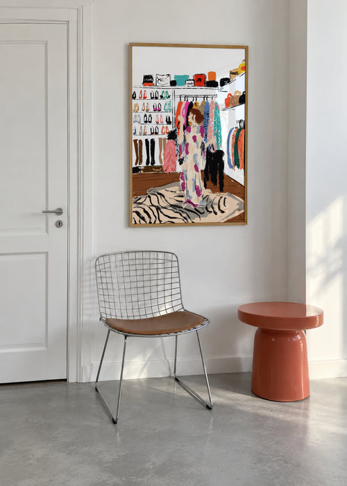 The Closet - Framed poster in an interior