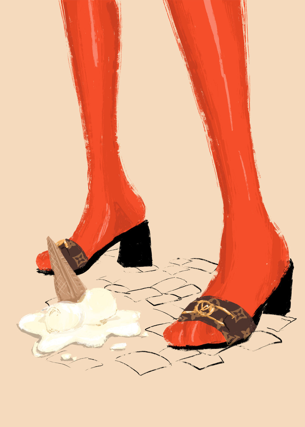Ice Cream - Unframed art print