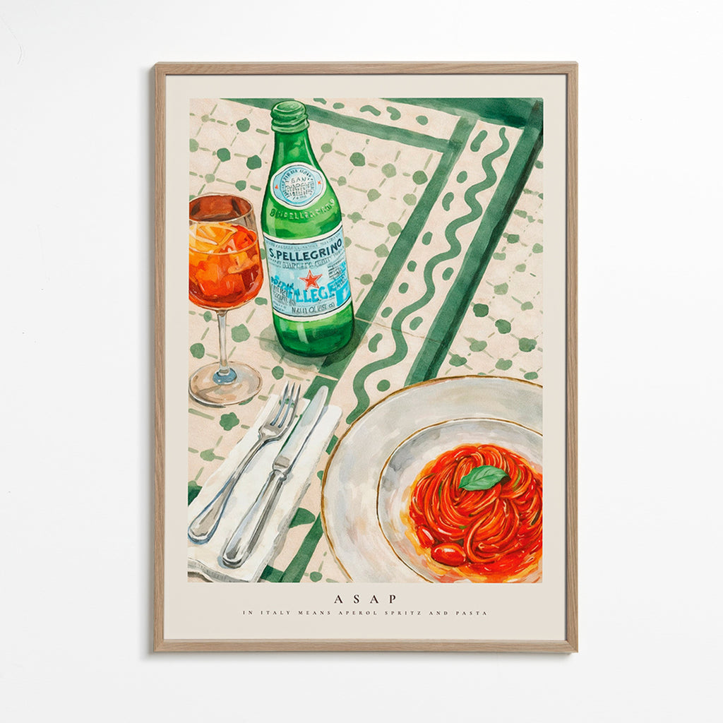 Küchenkunst Aperol Spritz und Pasta
