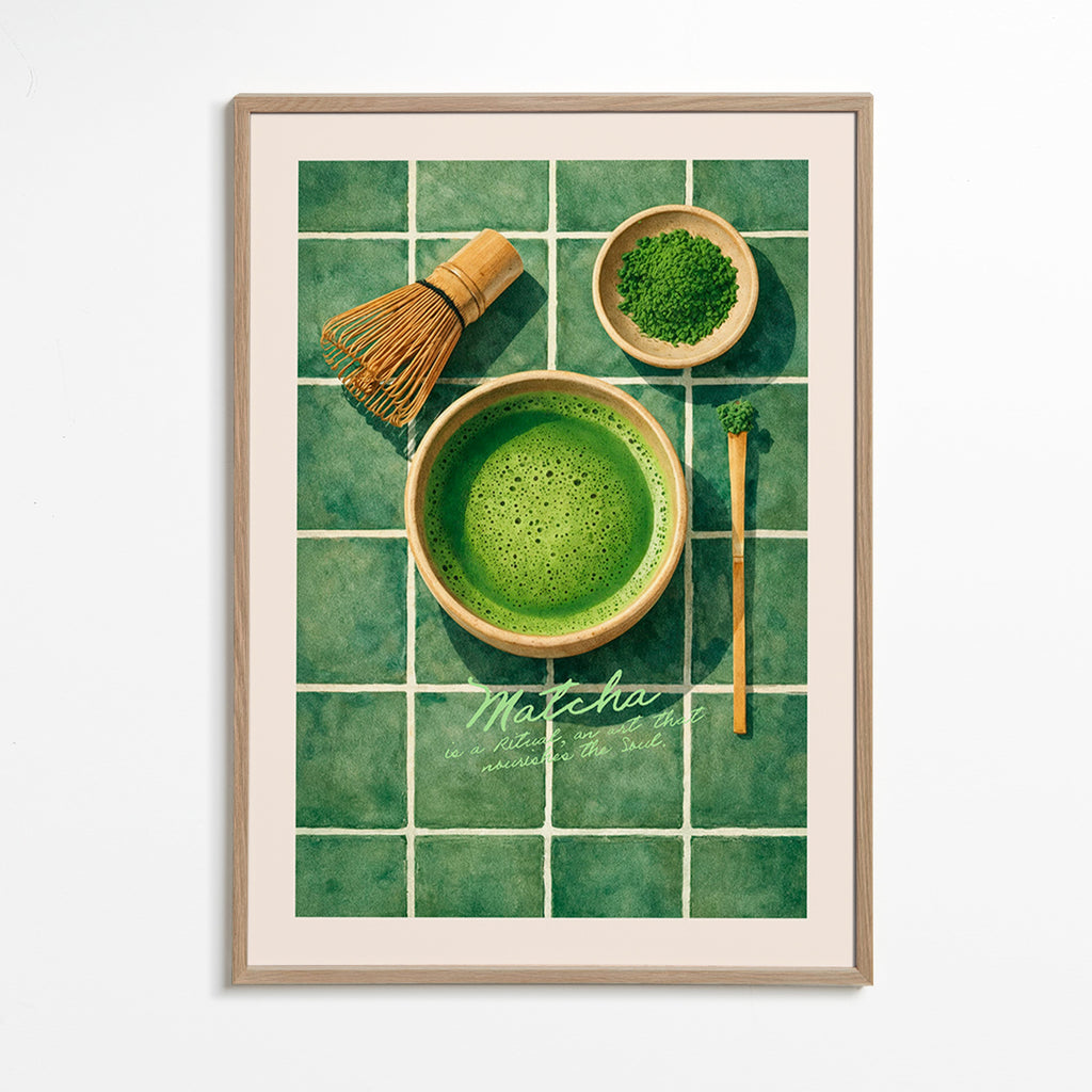 Küchenkunst: Matcha mit Utensilien
