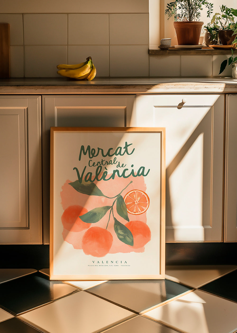 Küchenkunst Mercat Central mit Orangen