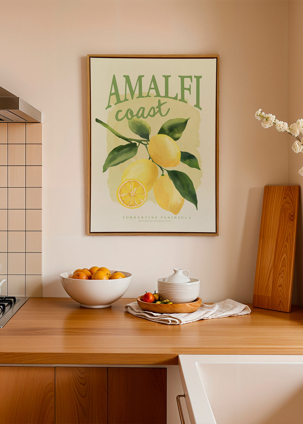 Botanischer Amalfi-Zitronen-Druck