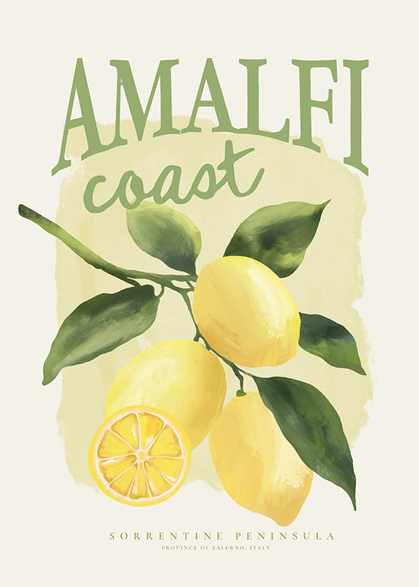 Botanischer Amalfi-Zitronen-Druck