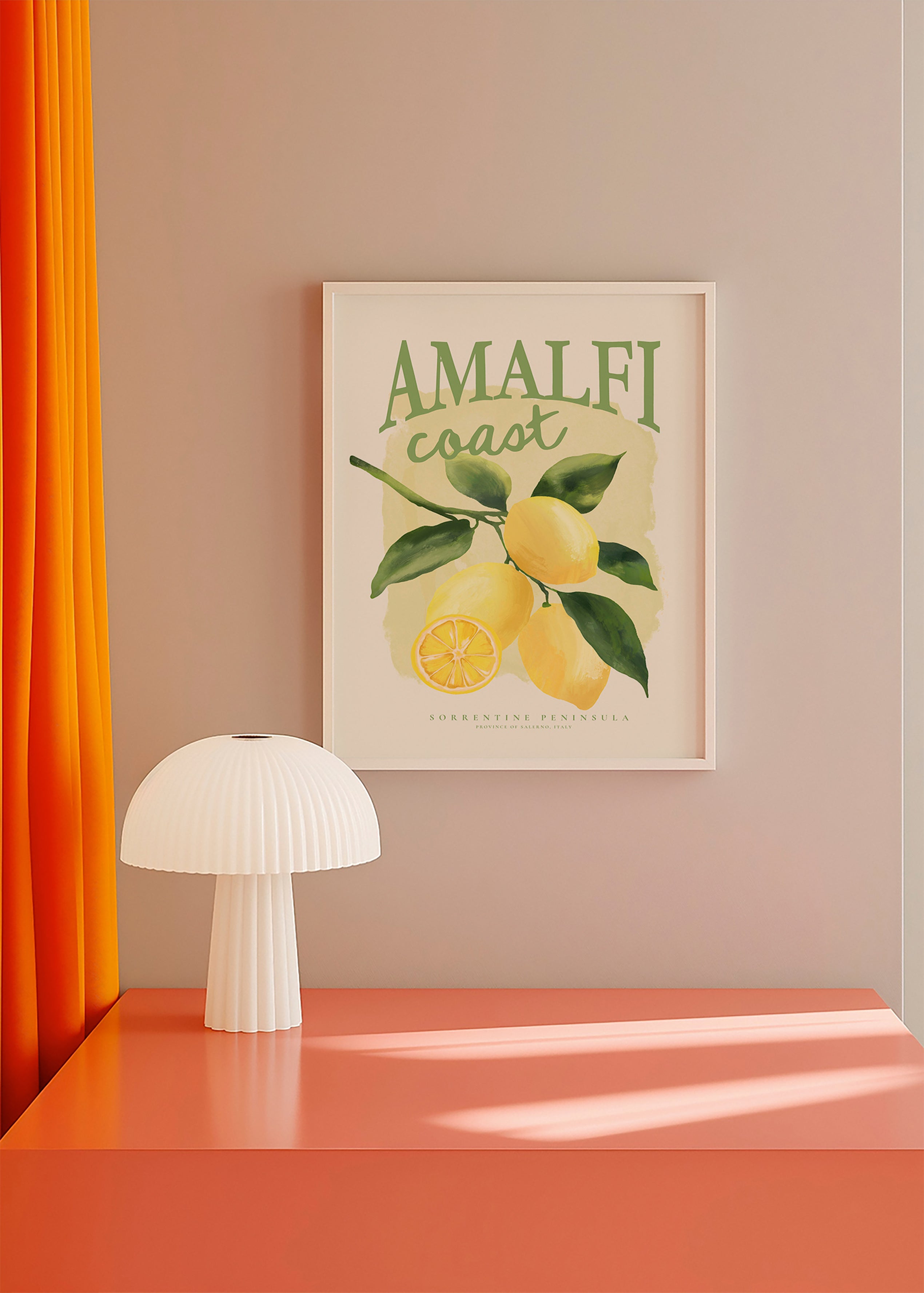 Botanischer Amalfi-Zitronen-Druck
