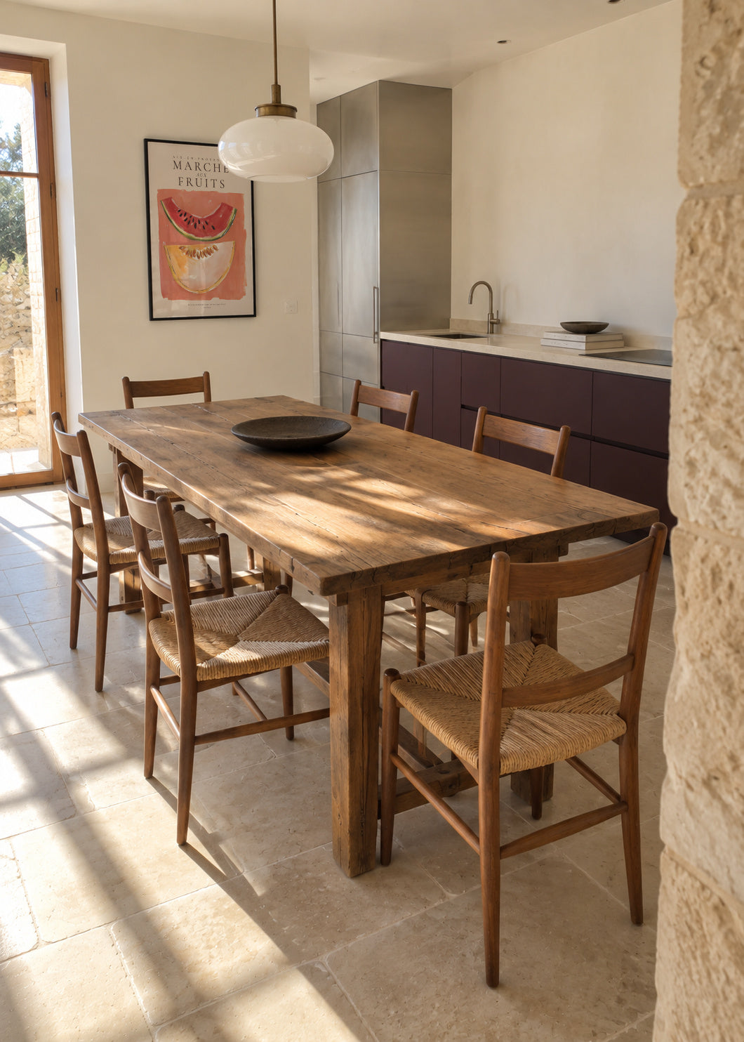 Summer in Provence - Framed poster in an interior