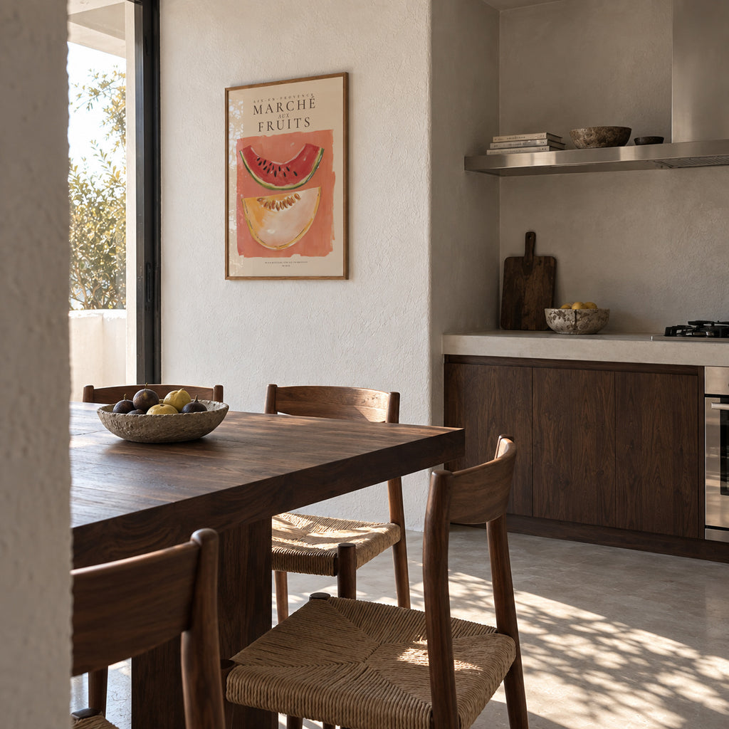 Summer in Provence - Framed poster in an interior