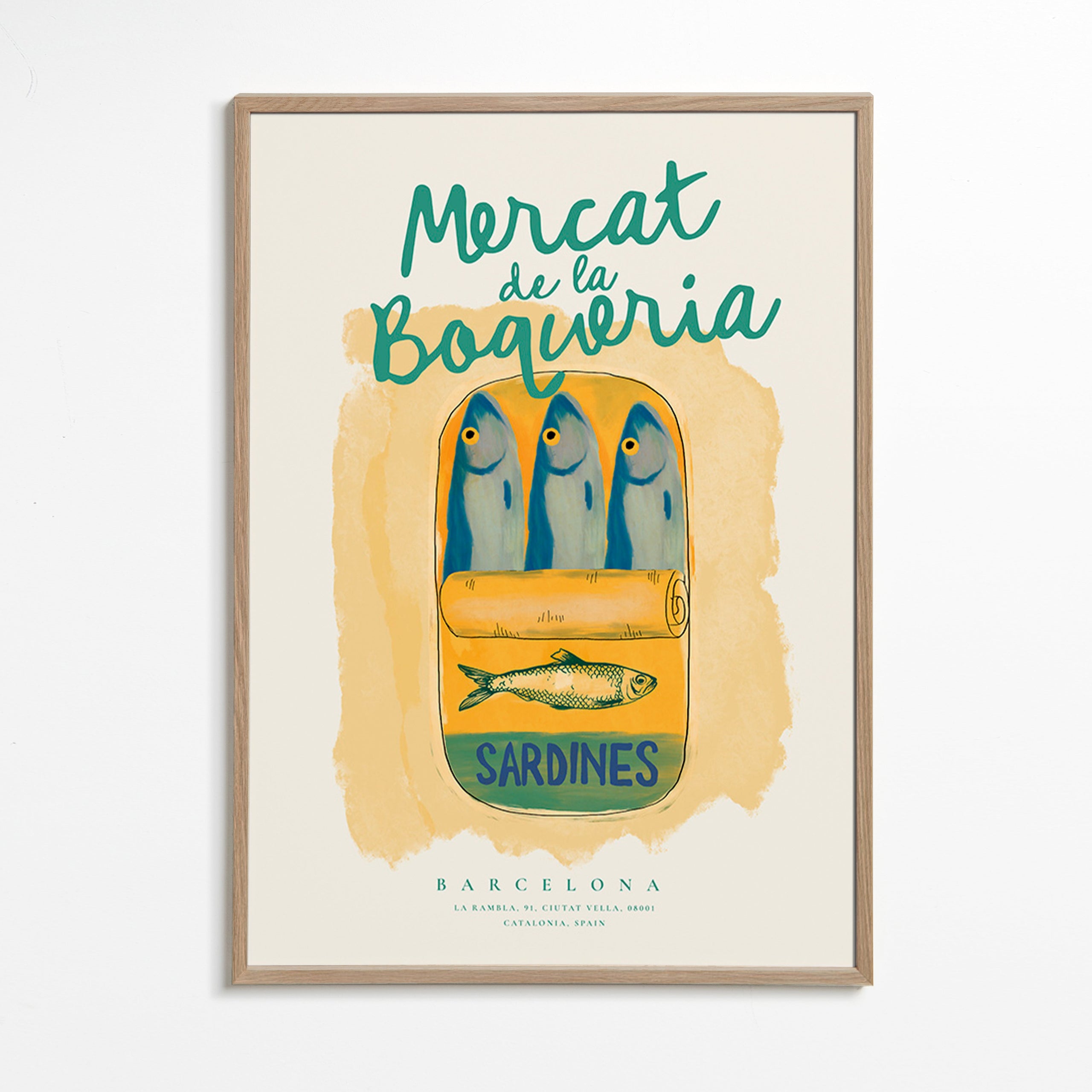 Küchenkunst Mercat de la Boqueria - Sardinen in Dose