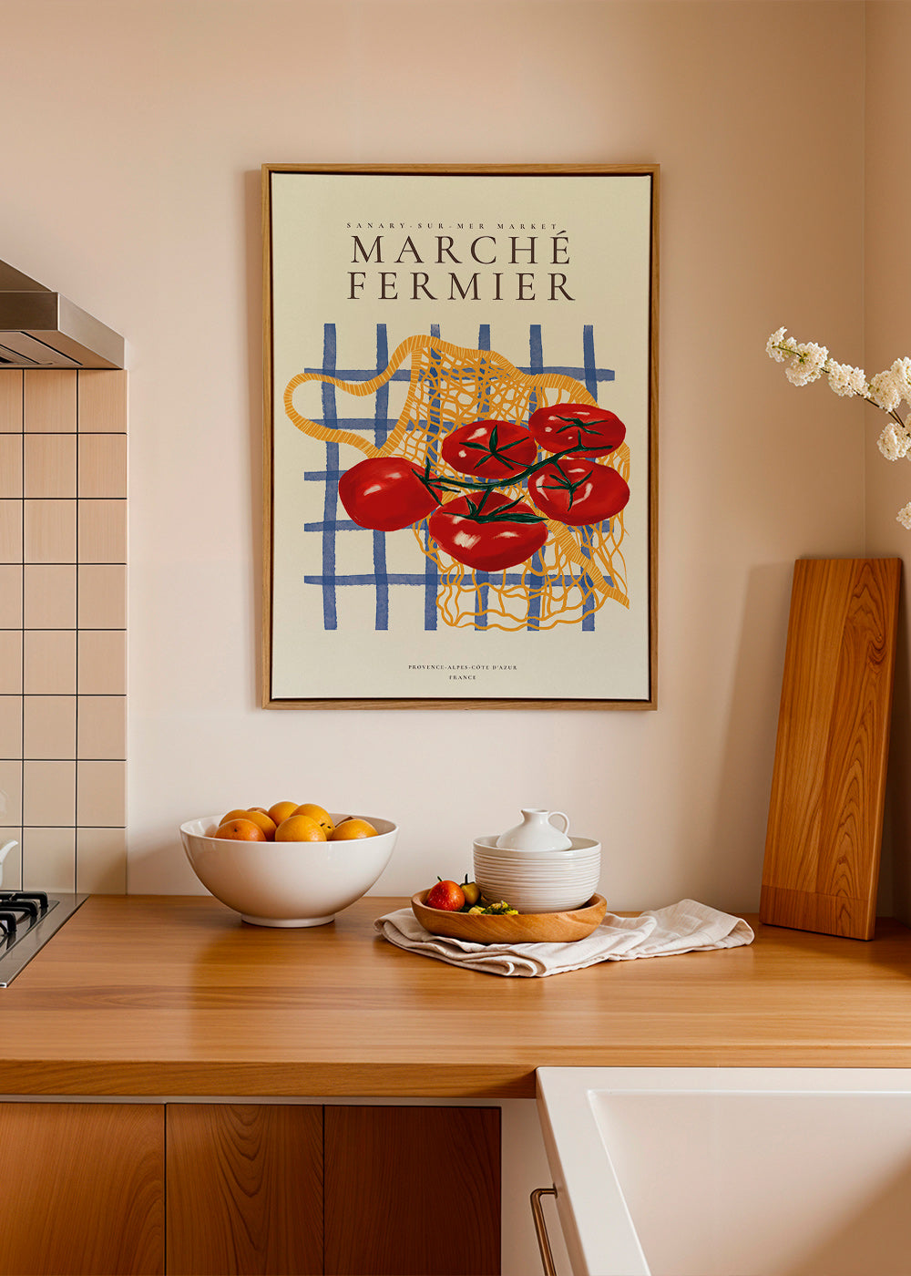 Küchenkunst Tomaten im Netz