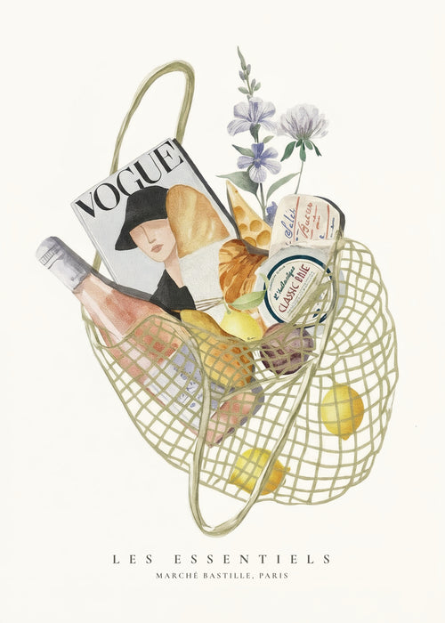 French Essentials - Unframed art print