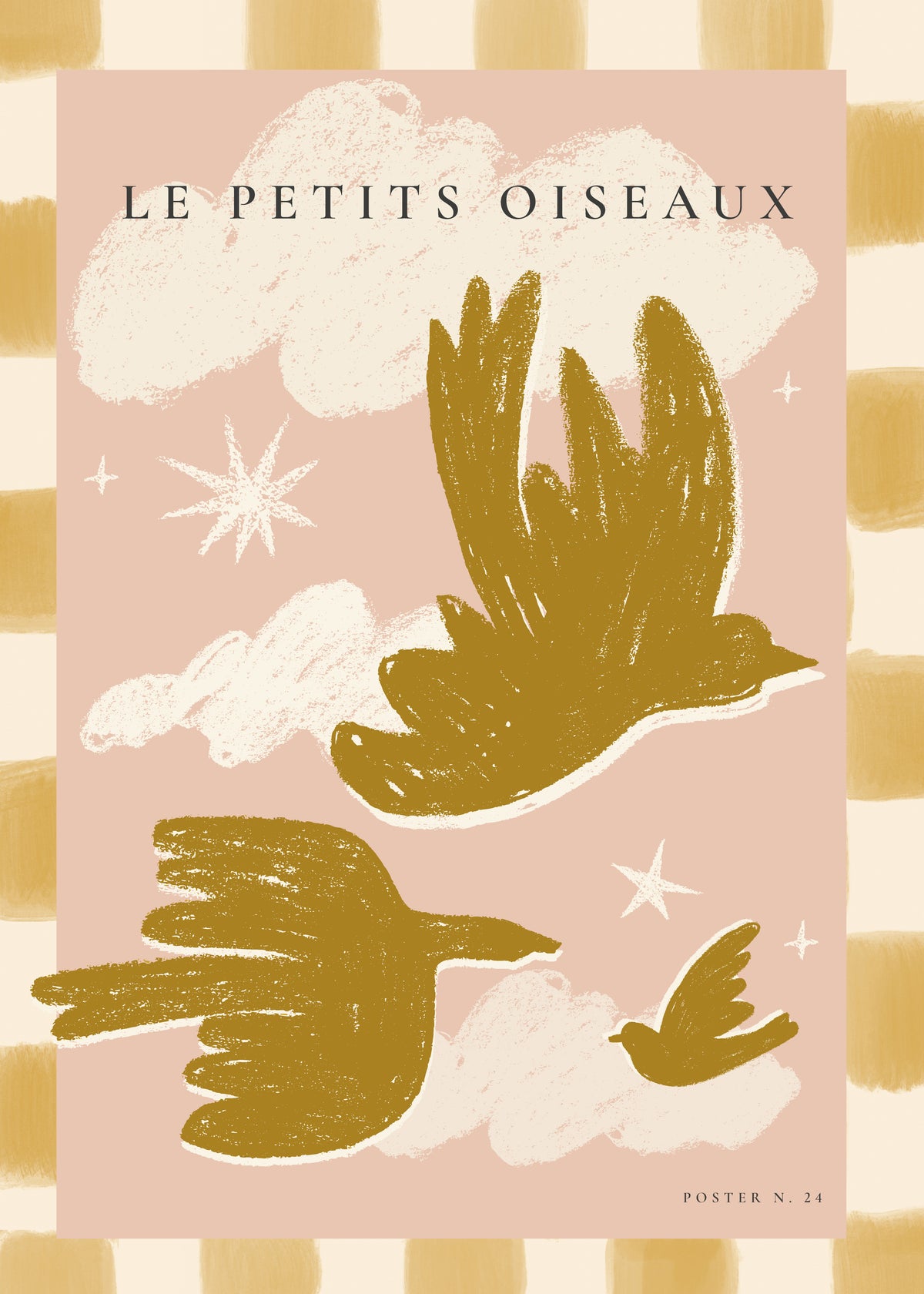 Le Petits Oiseaux - Unframed art print