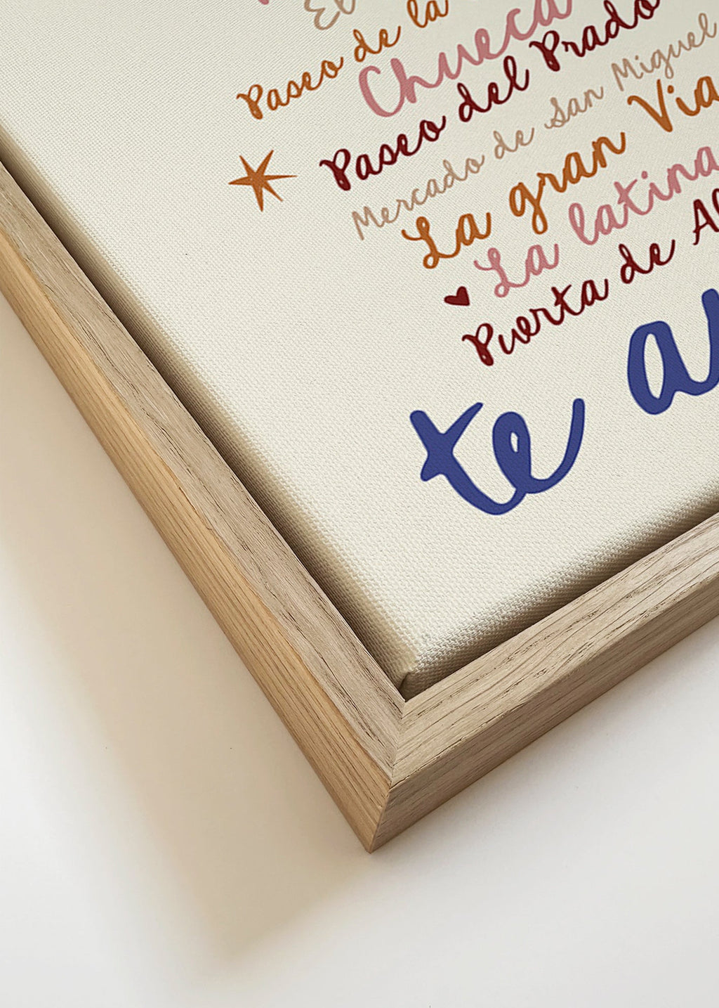 Reiseposter Madrid markante Typografie