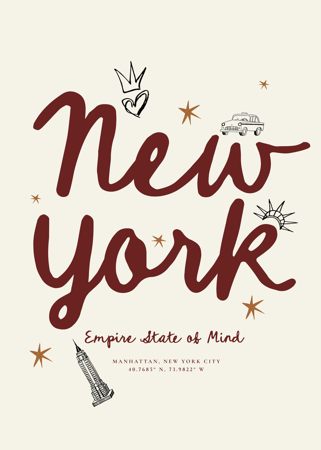 Empire State of Mind - Unframed art print