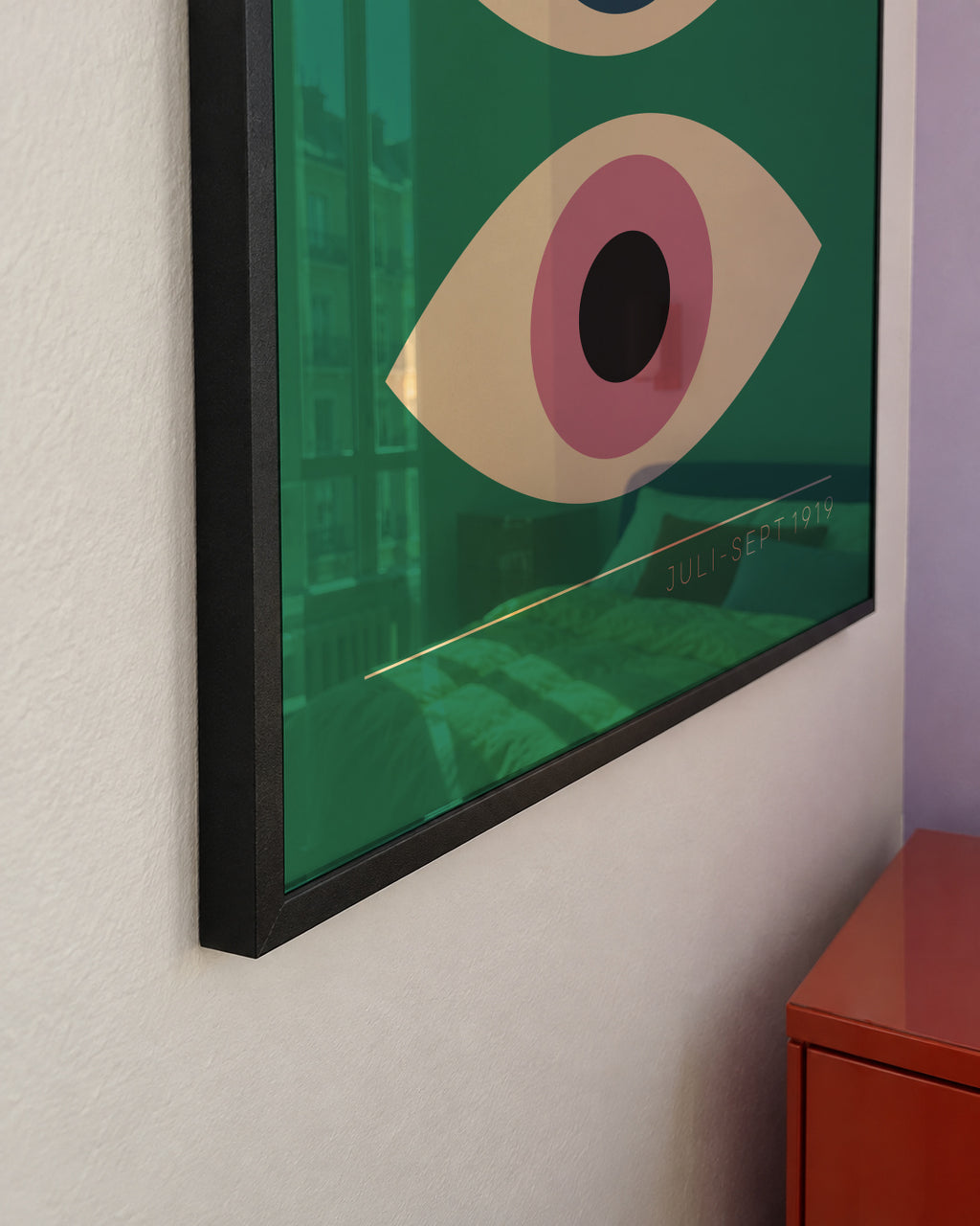 Bauhaus The Eyes - Framed poster detail