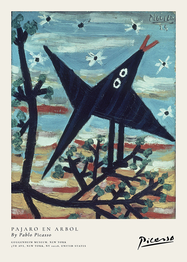 Pajaro en Arbol by Pablo Picasso