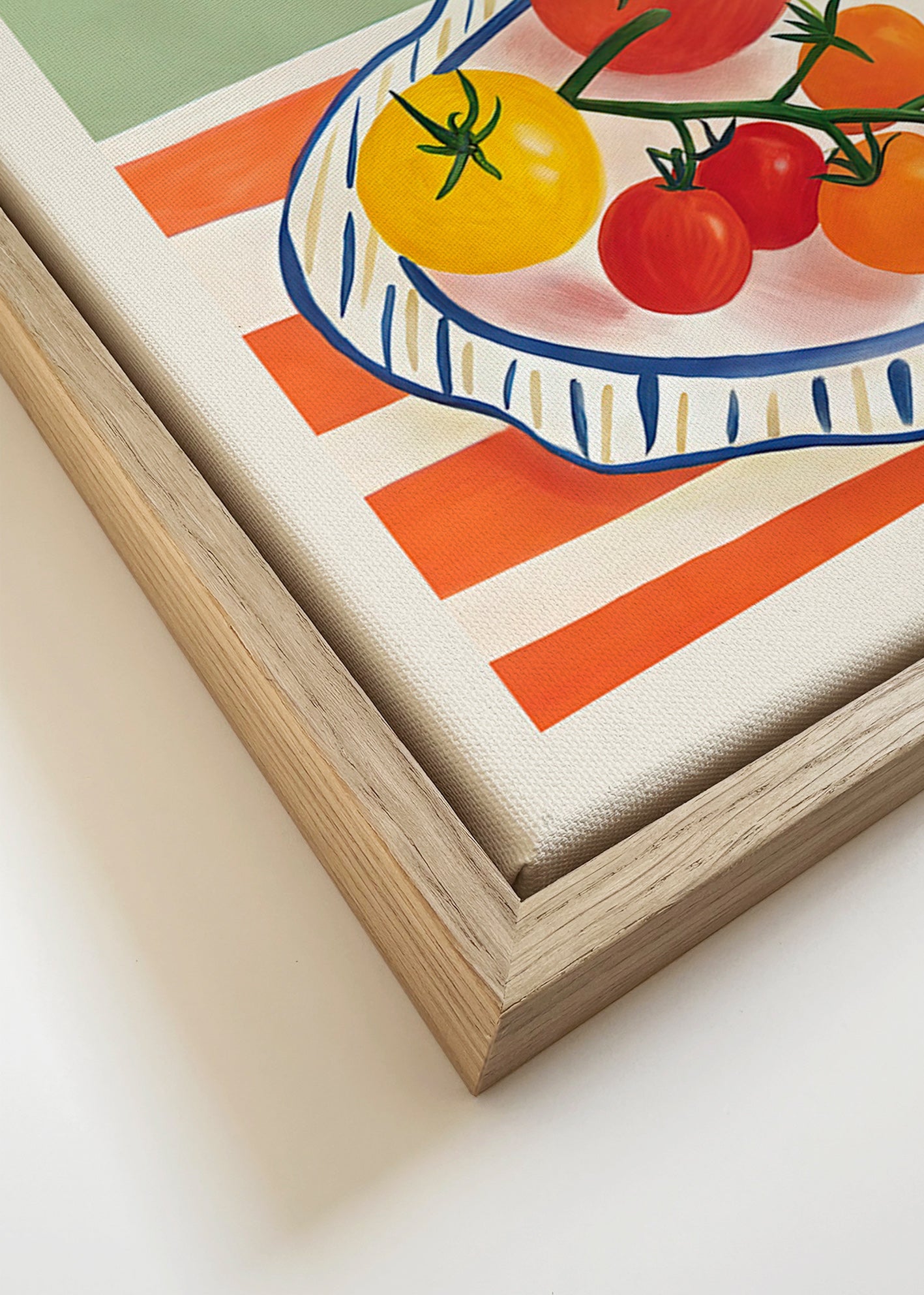 Küchenkunst mit illustrativen Tomaten