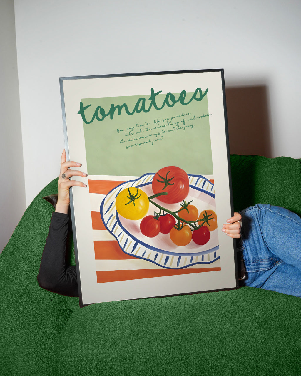 Tomatoes - Framed poster detail