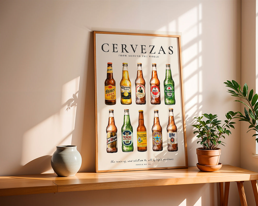 Küchenkunst — Klassische Bierflaschen Reihe