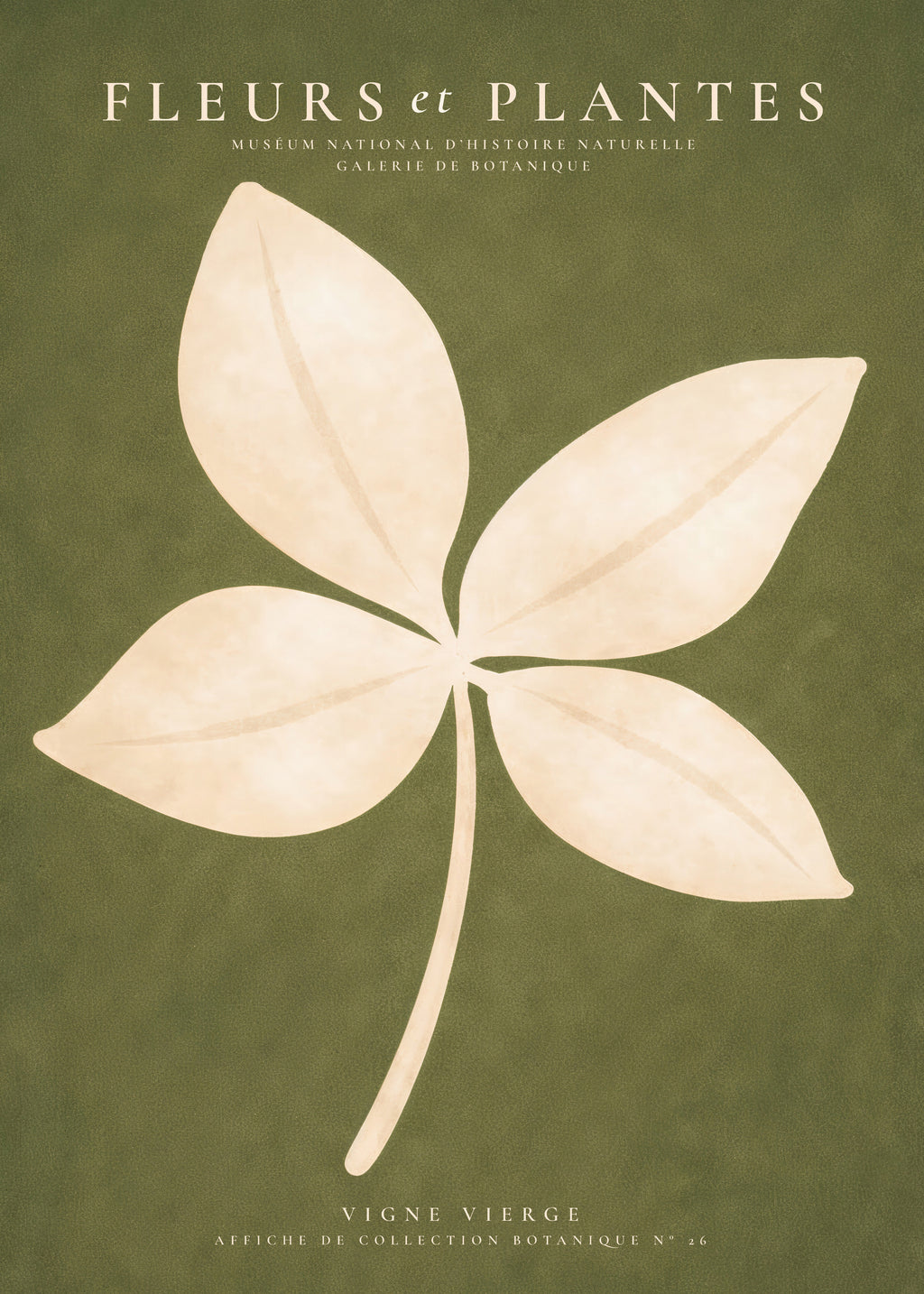 Minimal Leaf - Unframed art print