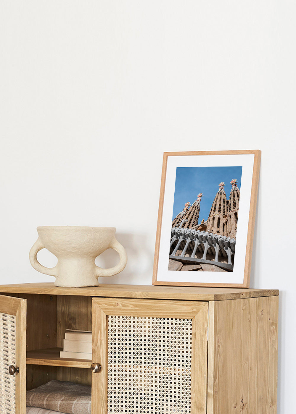 Städtebild Sagrada Família Fassade vertikal