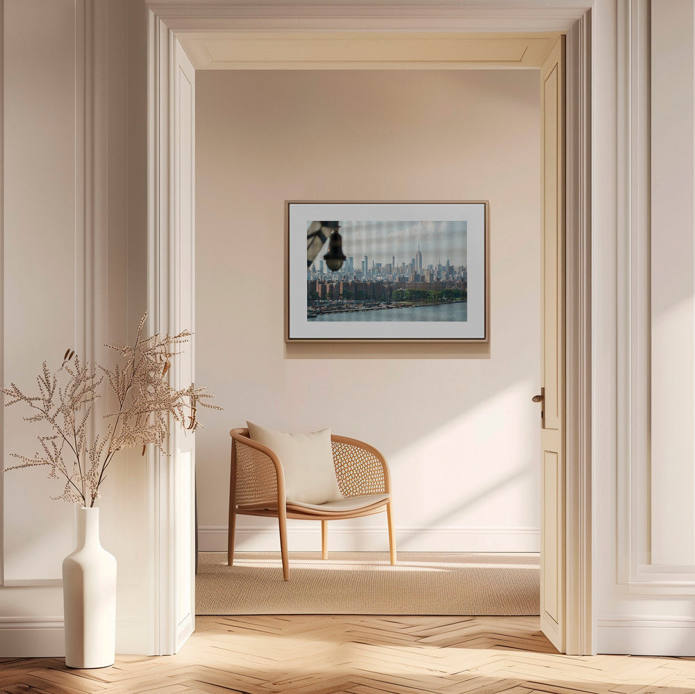 Stadtbild Manhattan Fenster Skyline