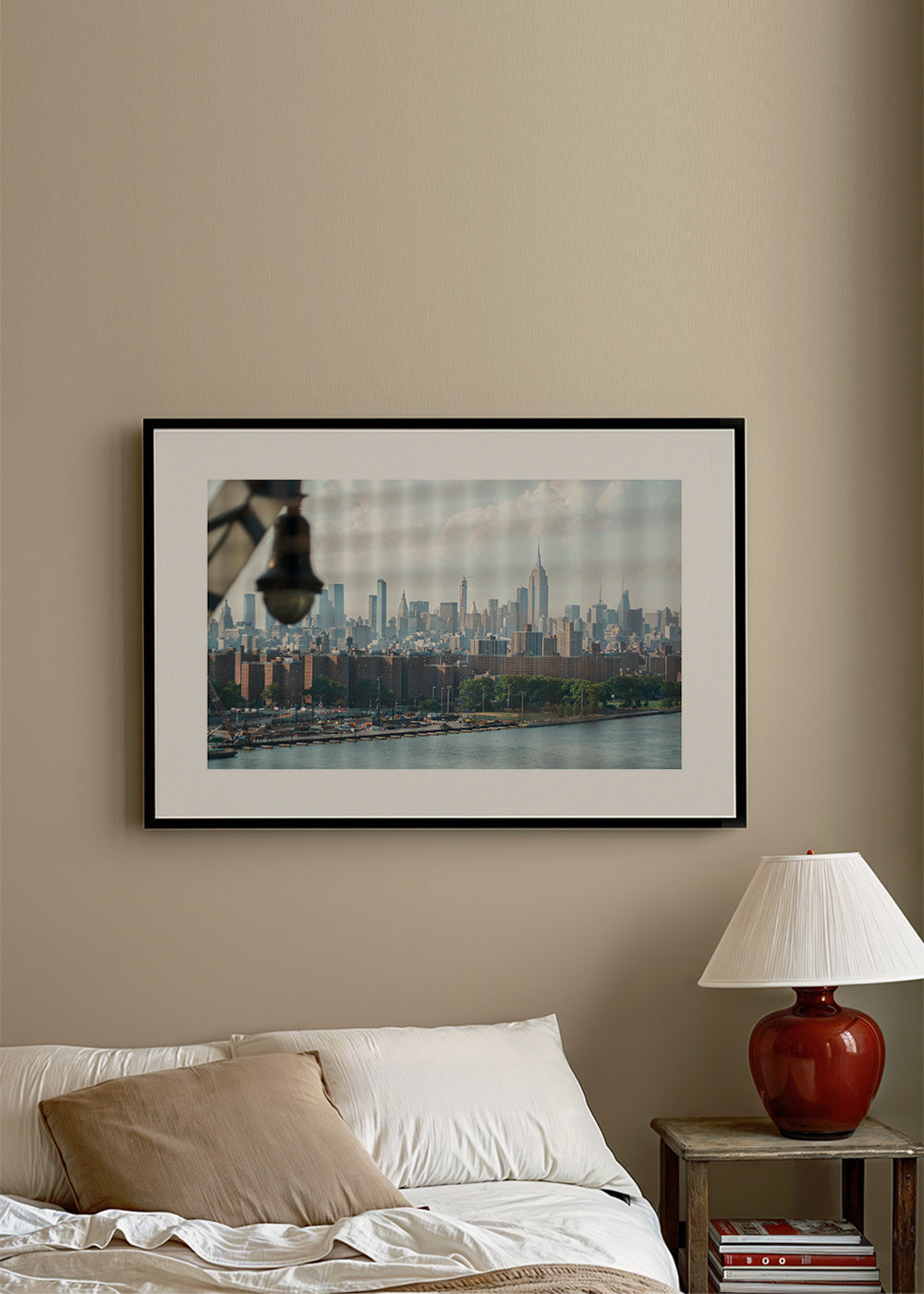 Stadtbild Manhattan Fenster Skyline