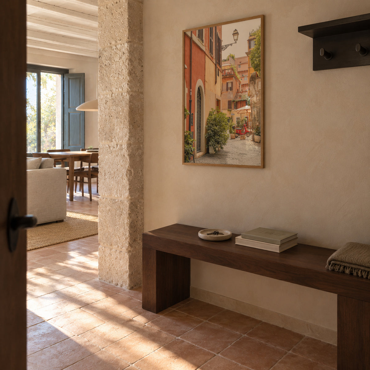 Trastevere - Framed poster in an interior