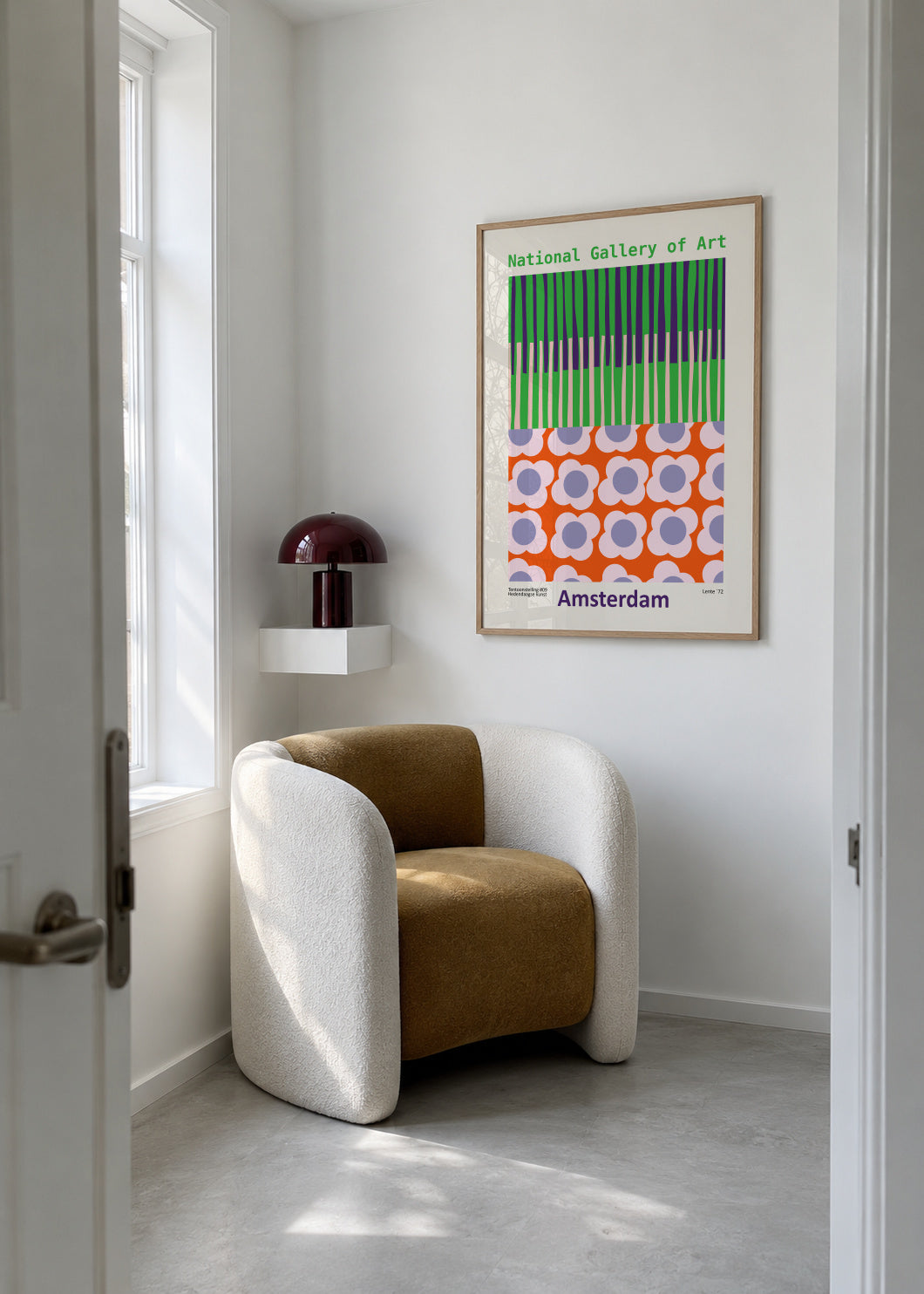 National Gallery of Art Amsterdam - Framed poster in an interior