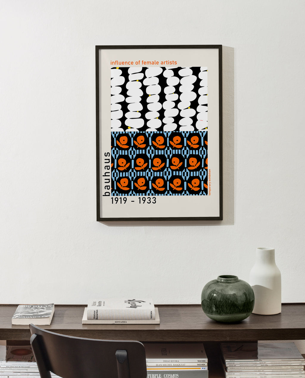 Cuadro vintage Bauhaus con patrones geométricos – Product2