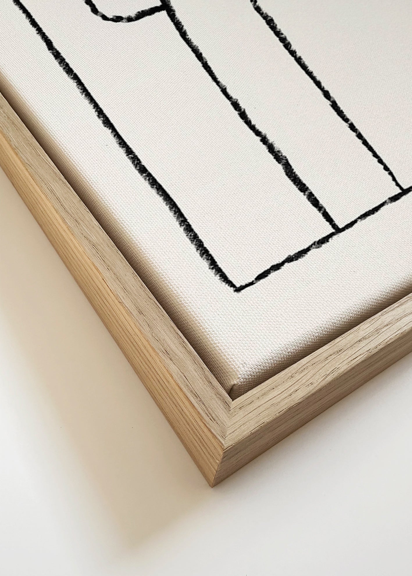 Ilustración de serpiente con sombrero – Canvas detail