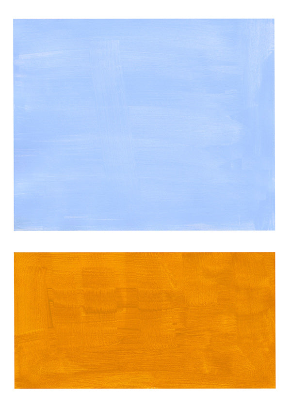 Cuadro abstracto con bloques de color