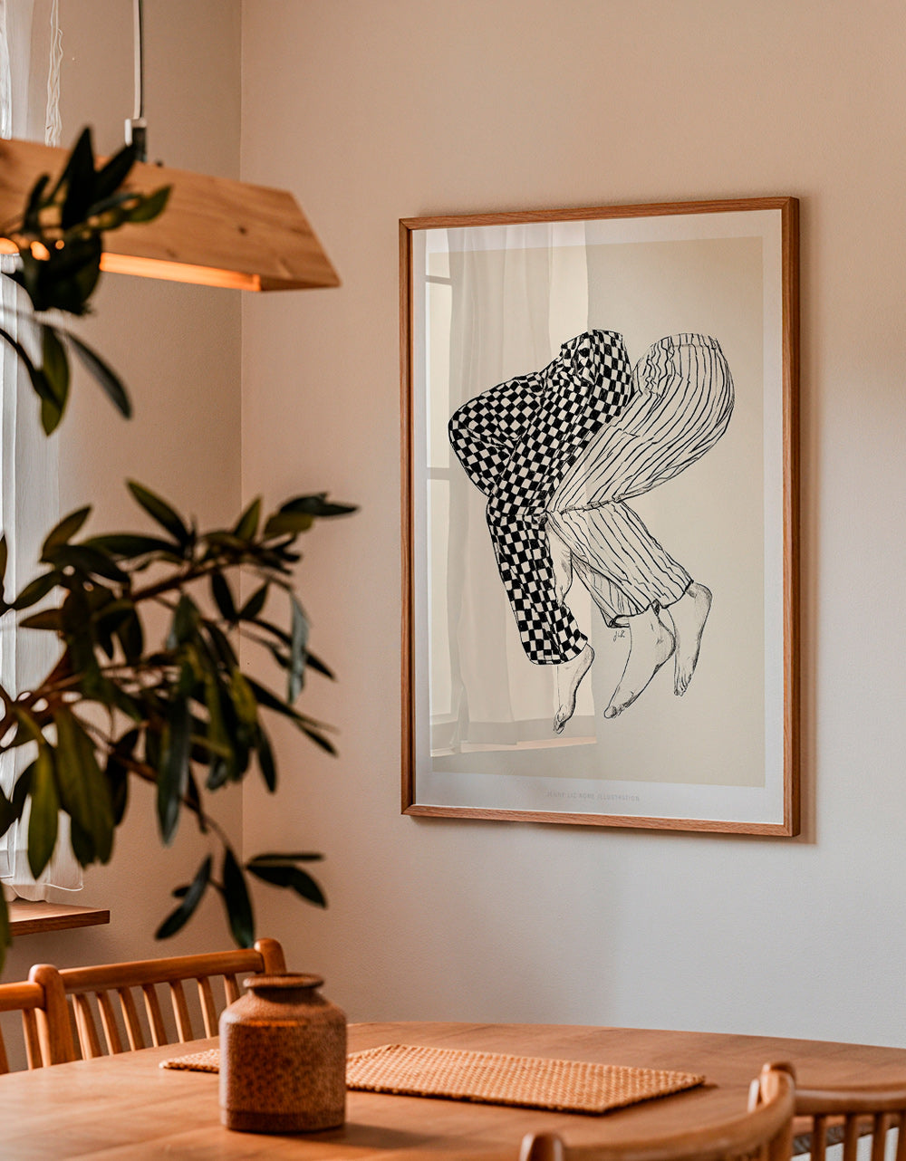 Ilustración de piernas entrelazadas – Product2