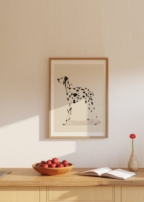 Pandc Dalmation - Framed poster in an interior