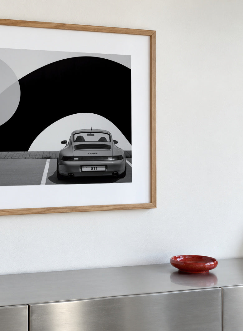 911 - Framed poster detail