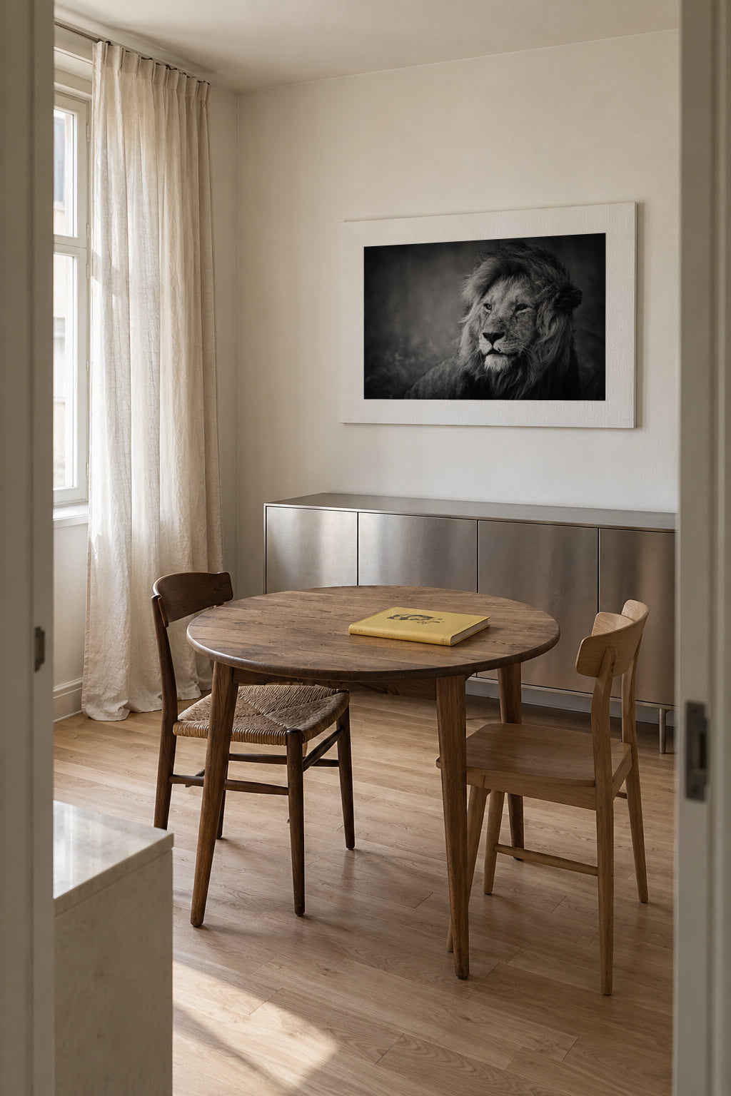 Regal - Unframed canvas in an interior
