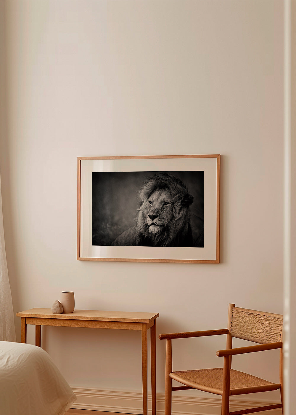 Cuadro león en retrato cinematográfico – Product1