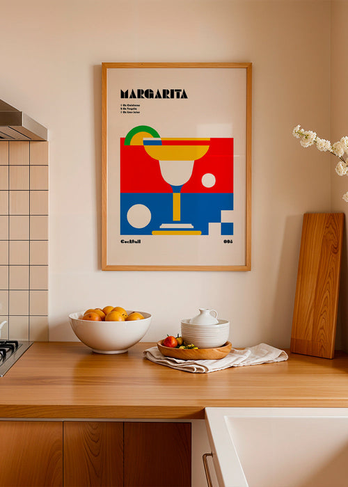 Cuadro de cocina Margarita estilo Bauhaus – Product1