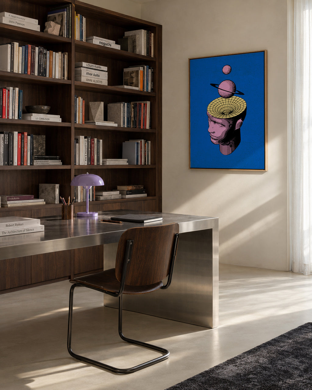 Inner Space Final - Framed canvas in an interior