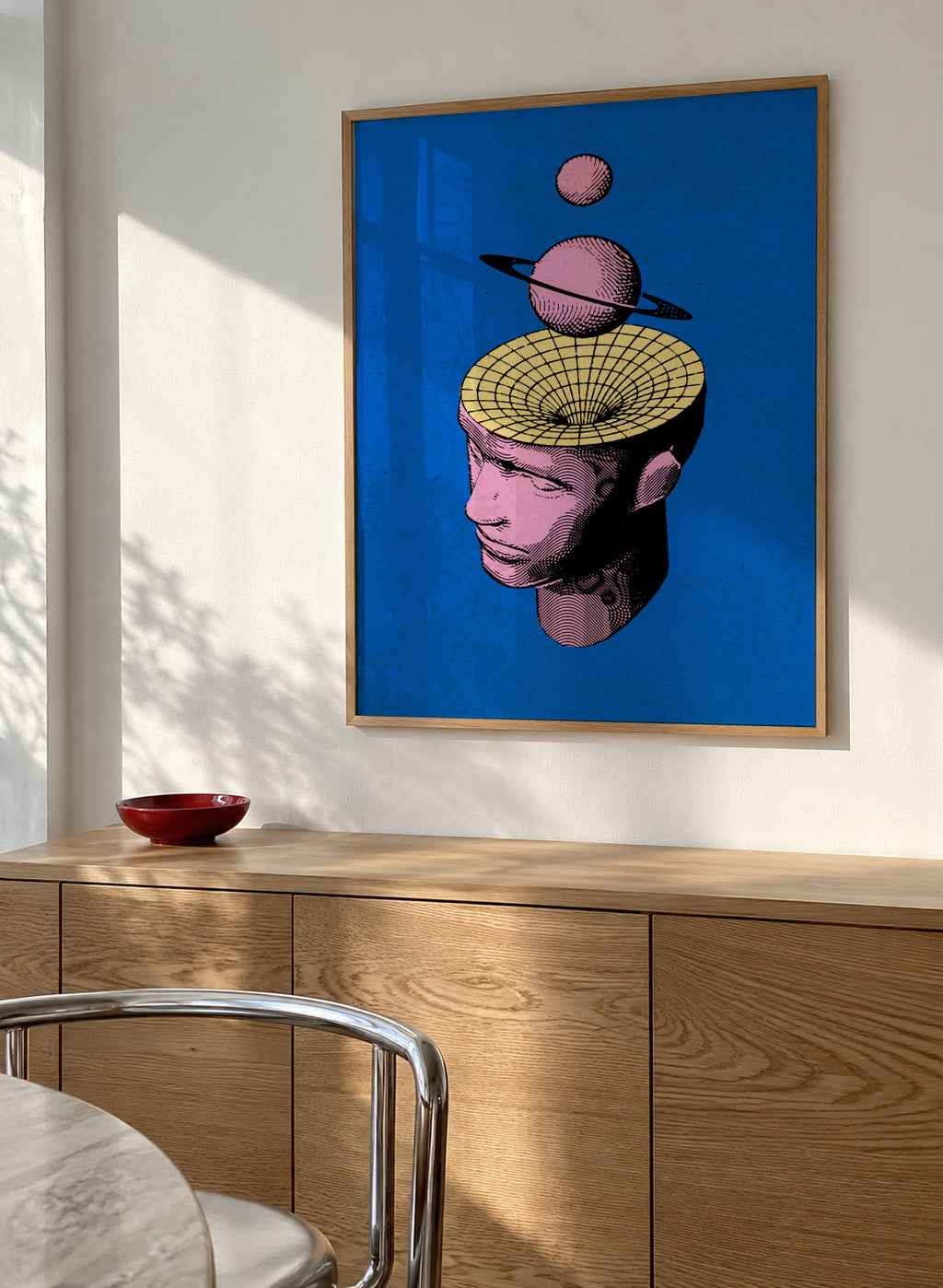 Inner Space Final - Framed poster in an interior