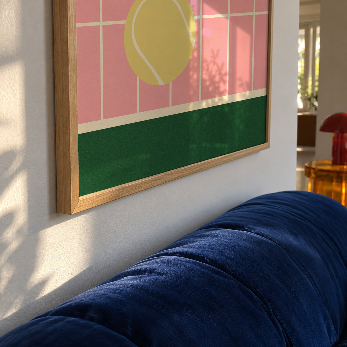 Tennis Kitchen - Framed poster detail