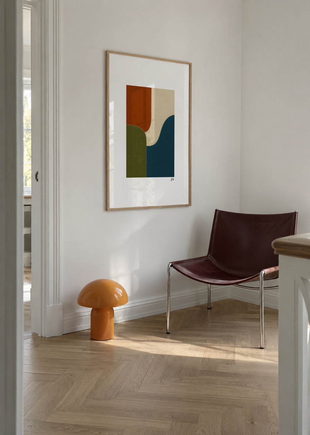 Soft Division - Framed poster in an interior