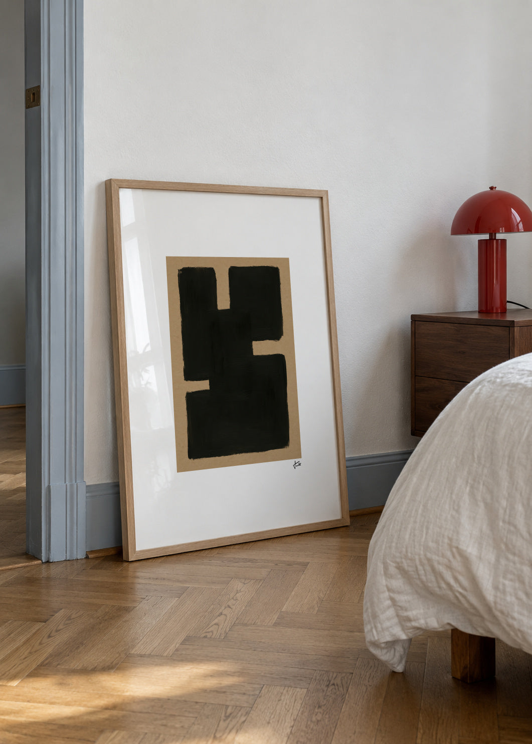 Black Matter - Framed poster in an interior