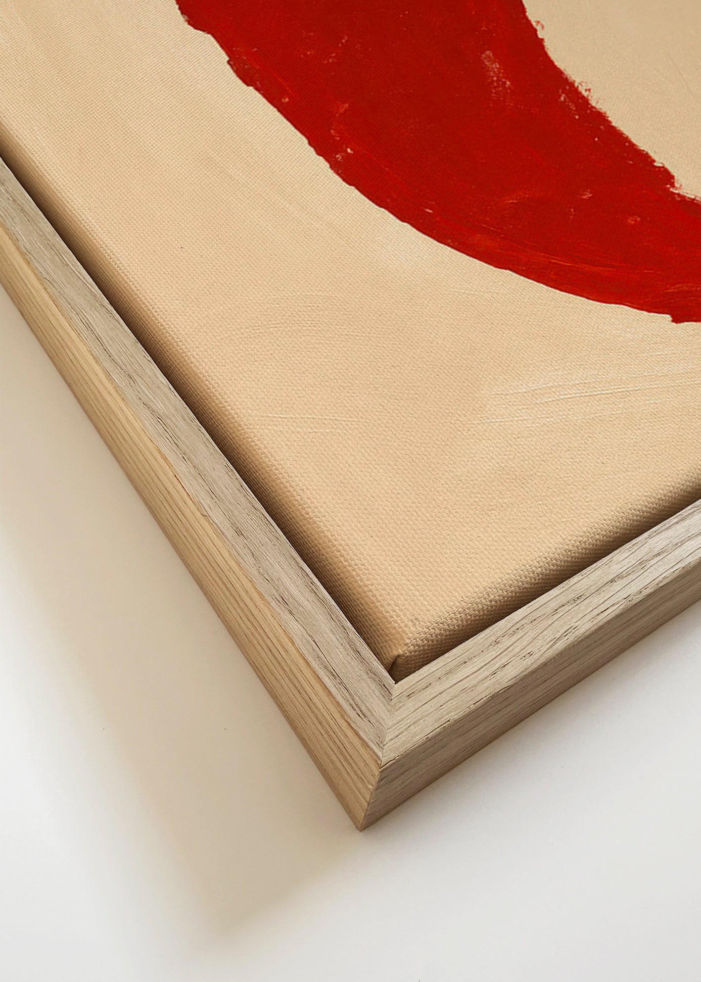 Cuadro de cocina chile rojo pintado – Canvas detail