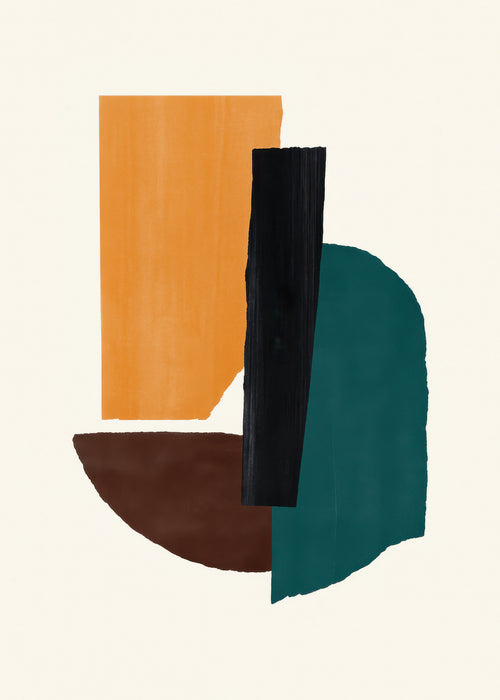 Ochre Balance - Unframed art print