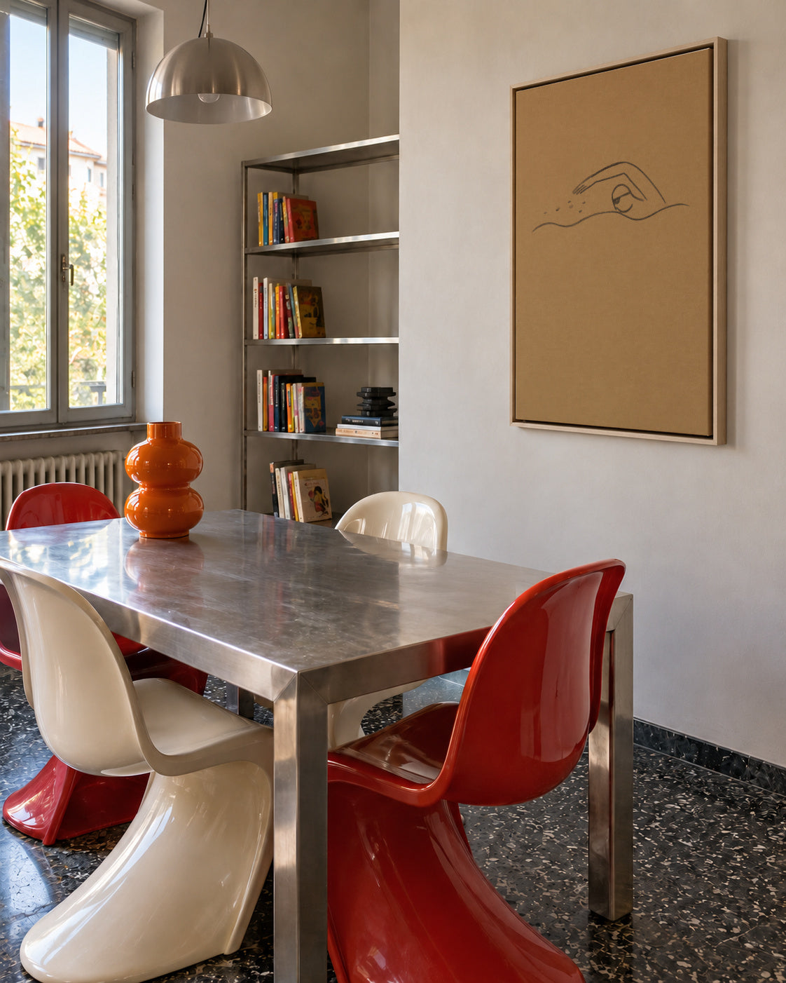 Between Tides - Framed canvas in an interior